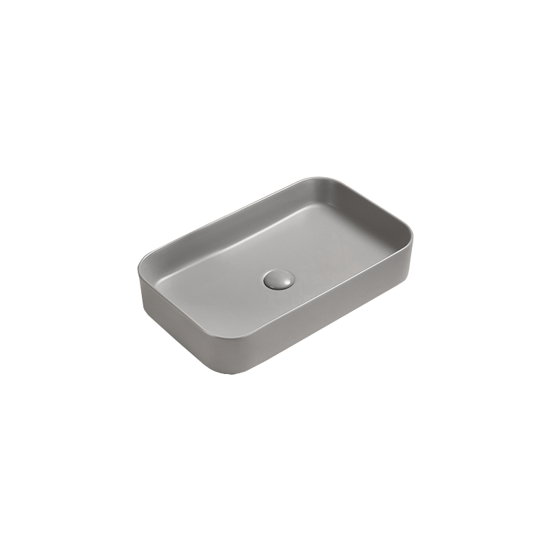 Mexen Vena countertop washbasin 71 x 37 cm, light gray matte - 22196061