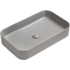 Mexen Vena above-counter sink 71 x 37 cm, light gray matte - 22196061