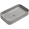 Mexen Vena countertop washbasin 71 x 37 cm, light gray matte - 22196061