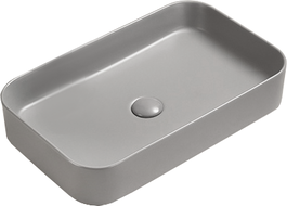 Mexen Vena countertop washbasin 60 x 37 cm, Light Grey matt - 22196061