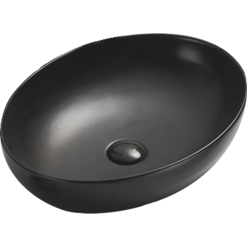 Mexen Jowita Above-counter washbasin 52 x 39 cm, matte black - 21355285