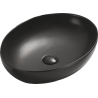 Mexen Jowita countertop washbasin 52 x 39 cm, black matte - 21355285