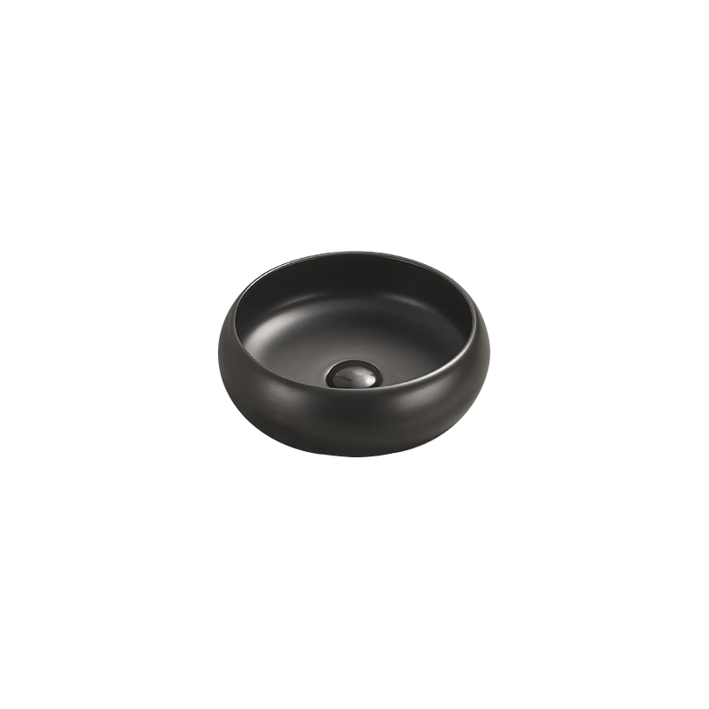 Mexen Lola countertop washbasin 36 x 36 cm, black matte - 22213685