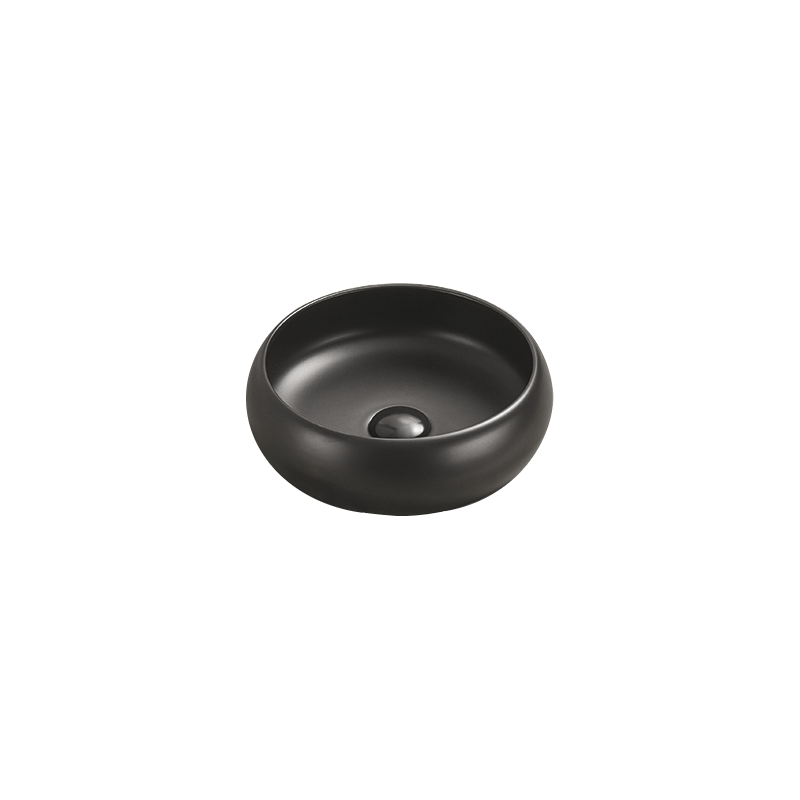 Mexen Lola countertop washbasin 36 x 36 cm, matte black - 22213685