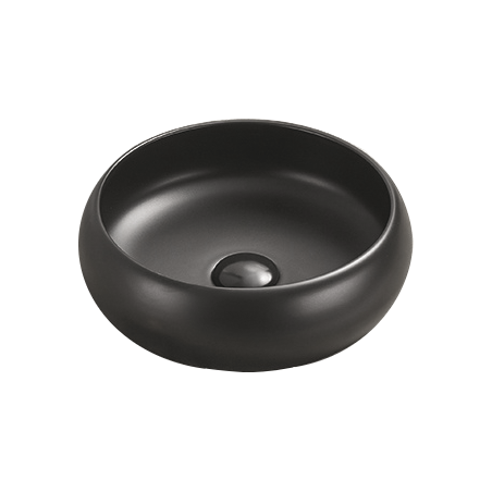 Mexen Lola countertop washbasin 36 x 36 cm, black matte - 22213685