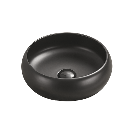 Mexen Lola countertop washbasin 36 x 36 cm, matte black - 22213685