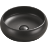 Mexen Lola countertop washbasin 36 x 36 cm, black matte - 22213685