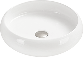 Mexen Lola countertop washbasin 41 x 41 cm, white - 22214100