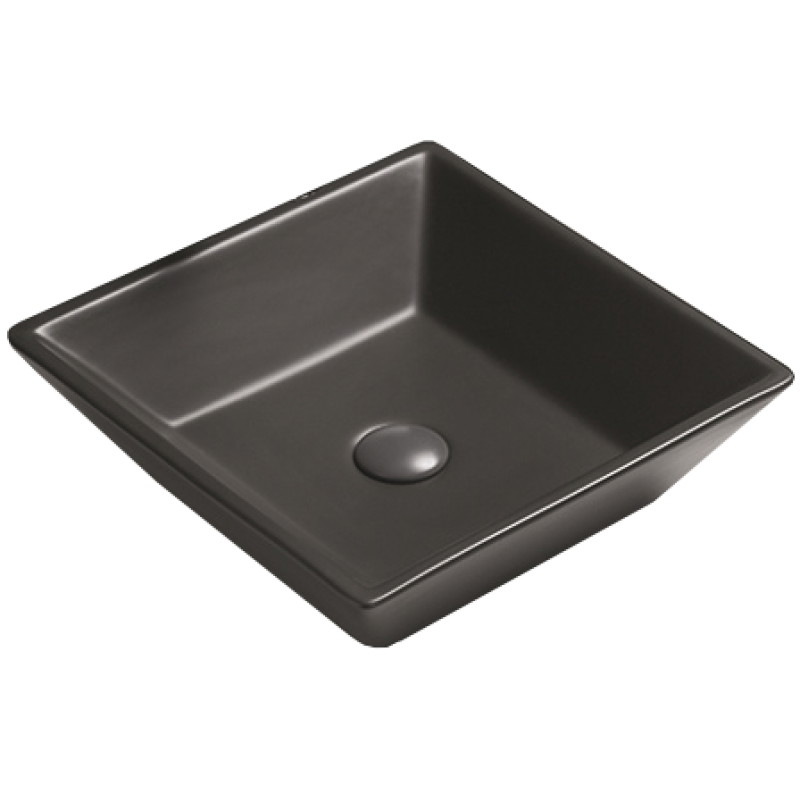 Mexen Pola countertop sink 41 x 41 cm, matte black - 22224185