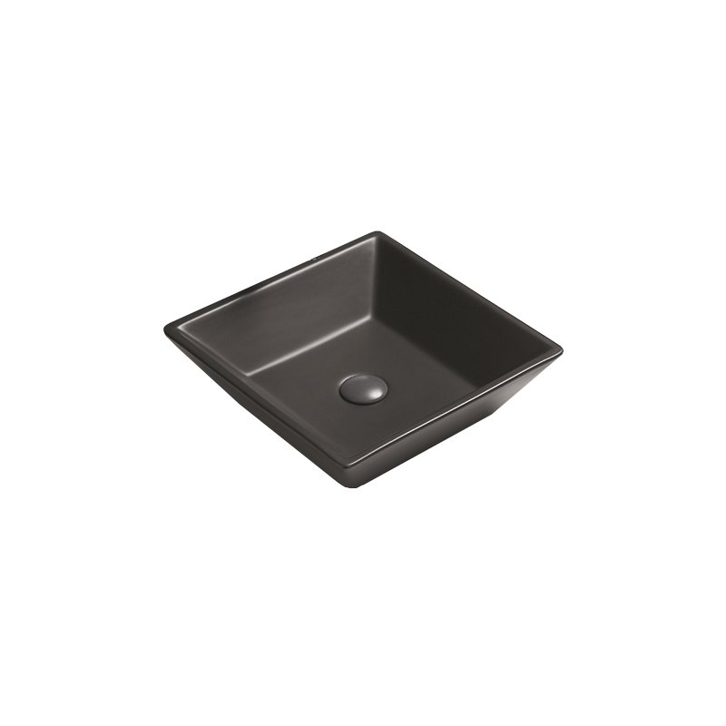 Mexen Pola countertop washbasin 41 x 41 cm, Black matt - 22224185