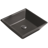 Mexen Pola countertop washbasin 41 x 41 cm, Black matt - 22224185