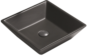 Mexen Pola countertop washbasin 41 x 41 cm, Black matt - 22224185