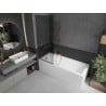 Mexen Next 1-panel bathtub screen 70 x 150 cm, graphite, rose gold - 895-070-000-00-40-60