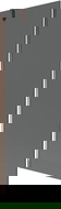 Mexen Next 1-wing shower screen 70 x 150 cm, graphite, rose gold - 895-070-000-00-40-60