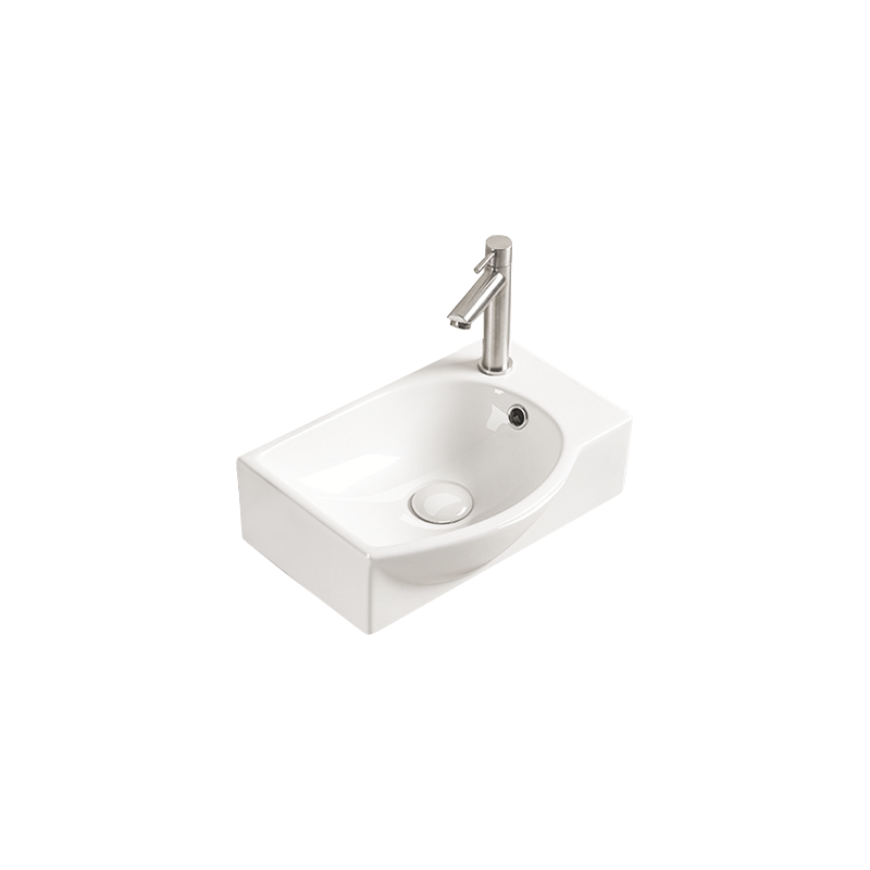 Mexen Mista left countertop washbasin 40 x 28 cm, white - 22174000L