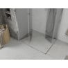 Mexen Lima Duo folding shower cubicle 90 x 80 cm, Transparent, Chrome - 856-090-080-02-00