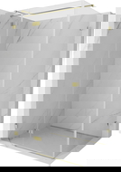 Mexen Lunar T hinged shower cabin left 70 x 100 cm, transparent, gold - 834T-070-100-50-00-L