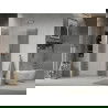 Mexen Lima Duo folding shower cubicle 100 x 80 cm, Transparent, Chrome - 856-100-080-02-00