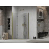 Mexen Lima Duo Folding Shower Cabin 90 x 80 cm, Transparent, Gold - 856-090-080-50-00-02