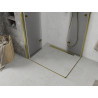 Mexen Lima Duo Folding Shower Cabin 90 x 80 cm, Transparent, Gold - 856-090-080-50-00-02