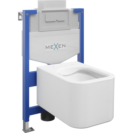 Mexen Elis concealed WC set Fenix XS-U frame with WC bowl, white gloss - 6853391XX00