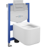 Mexen Elis concealed WC set Fenix XS-U frame with WC bowl, white gloss - 6853391XX00