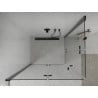 Mexen Lima Duo folding shower cubicle 90 x 80 cm, Transparent, Black - 856-090-080-70-00-02