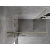 Mexen Mist-H T left pivot shower cabin 85 x 120 cm, transparent, gold - 8A5T-085-120-50-00-L