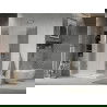 Mexen Lima Duo folding shower cubicle 90 x 80 cm, Transparent, Chrome + shower tray Flat - 856-090-080-01-02-4010