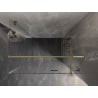 Mexen Lunar T right-hinged shower enclosure 70 x 100 cm, transparent, gold - 834T-070-100-50-00-P