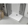 Mexen Lima Duo folding shower cubicle 80 x 70 cm, Transparent, Black + shower tray Flat - 856-080-070-70-02-4010B