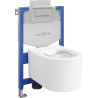 Mexen concealed WC set Fenix XS-U with WC bowl Sofia, white gloss - 6853354XX00