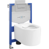 Mexen Sofia concealed WC set Fenix XS-U frame with WC bowl, white gloss - 6853354XX00