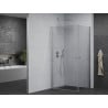 Mexen Pretoria Duo hinged shower cubicle 90 x 70 cm, Transparent, Chrome - 852-090-070-02-00