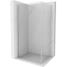 Mexen Pretoria Duo hinged shower cubicle 90 x 80 cm, Transparent, Chrome - 852-090-080-02-00