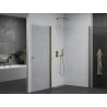 Mexen Pretoria Duo shower cabin with hinged doors 90 x 80 cm, transparent, gold - 852-090-080-50-00-02