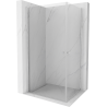 Mexen Pretoria Duo hinged shower cubicle 100 x 90 cm, transparent, Chrome - 852-100-090-02-00