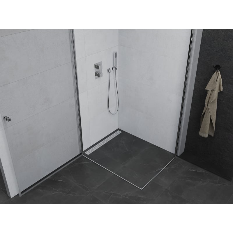 Mexen Pretoria Duo shower cabin hinged 100 x 90 cm, transparent, chrome - 852-100-090-02-00