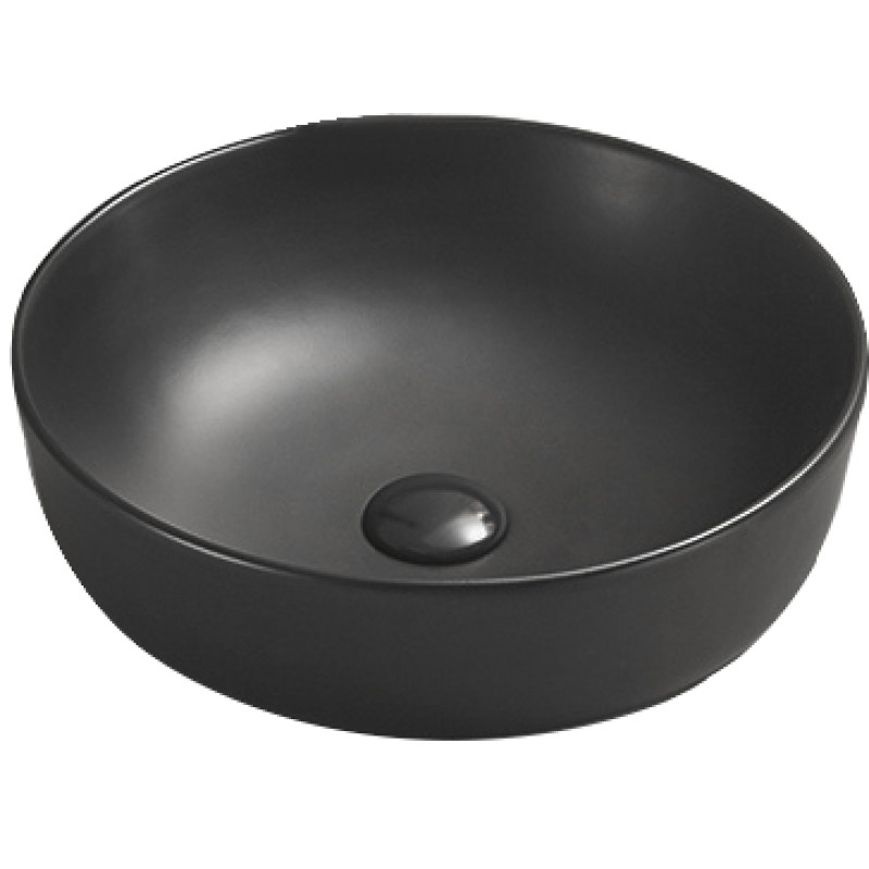 Mexen Lana countertop washbasin 41 x 41 cm, matte black - 22234185