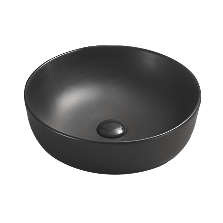 Mexen Lana countertop washbasin 41 x 41 cm, Black matt - 22234185
