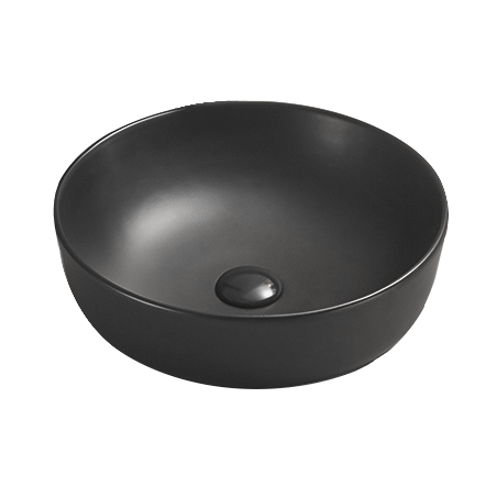 Mexen Lana countertop washbasin 41 x 41 cm, black matte - 22234185