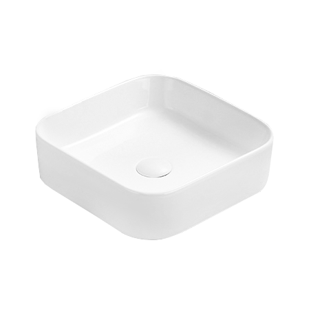 Mexen Vena countertop washbasin 37 x 37 cm, white - 22193700