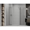 Mexen Roma Duo hinged shower cubicle 80 x 70 cm, Transparent, Chrome - 854-080-070-02-00