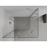 Mexen Roma Duo hinged shower cubicle 80 x 70 cm, Transparent, Chrome - 854-080-070-02-00