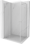 Mexen Roma Duo Shower Enclosure Swing 90 x 80 cm, Transparent, Chrome - 854-090-080-02-00