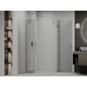 Mexen Roma Duo Hinged Shower Cabin 100 x 70 cm, Transparent, Chrome - 854-100-070-02-00