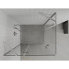 Mexen Roma Duo 100 x 90 cm Swing Shower Cabin, Transparent, Chrome - 854-100-090-02-00