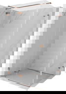 Mexen Lunar T left hinged shower cabin 85 x 80 cm, transparent, rose gold - 834T-085-080-60-00-L