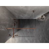 Mexen Lunar T left hinged shower cabin 90 x 90 cm, transparent, rose gold - 834T-090-090-60-00-L