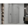 Mexen Roma Duo Shower Cabin with Hinged Door 120 x 80 cm, Transparent, Chrome - 854-120-080-02-00